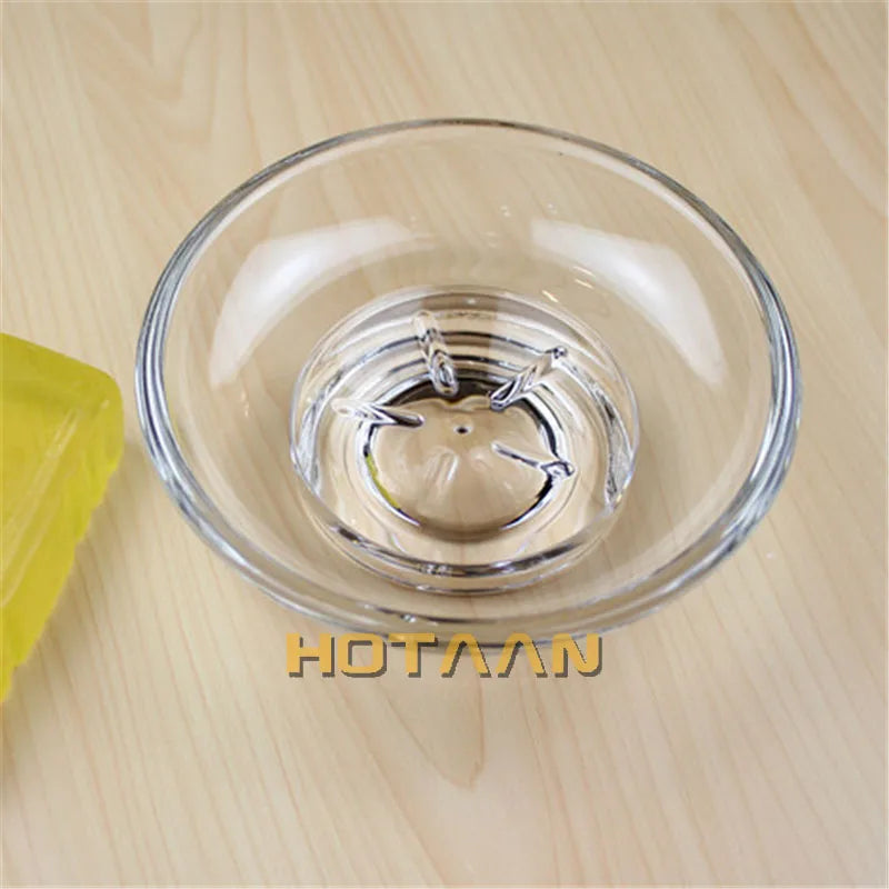 Porte-Savon en Verre Transparent ou Dépoli, Coupelle à Savon à Poser