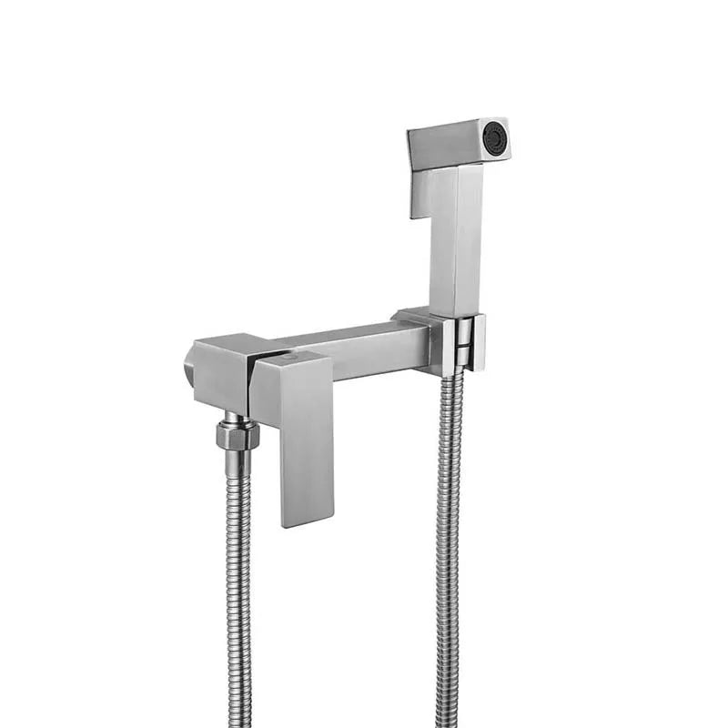 Mitigeur Douchette WC Mural Inox 304, avec ou sans Douchette