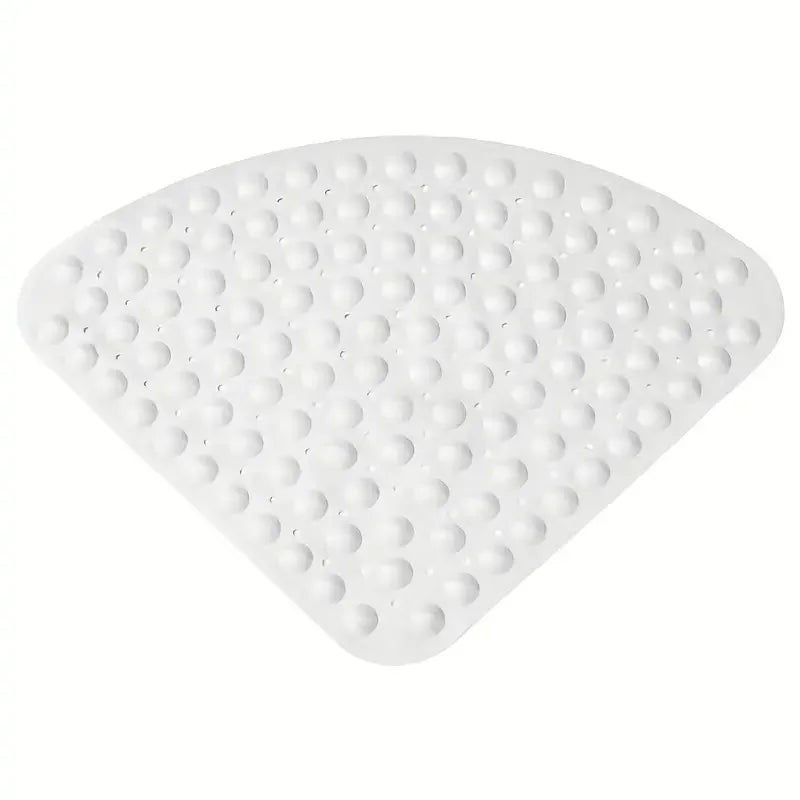 Tapis de Douche d'Angle Antidérapant à Ventouses 53 x 53 cm