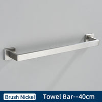 Ensemble Accessoires Salle de Bain Inox 4 Pièces