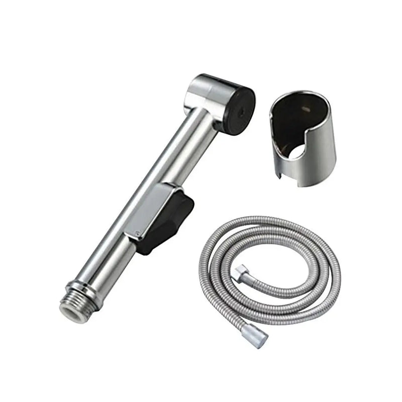 Douchette WC Chromée avec Support Mural, Flexible 1,5 m en Option