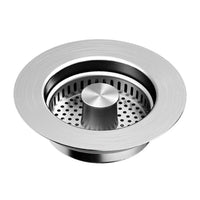 Bonde Crépine de Vidange Évier Cuisine Anti-Colmatage Inox