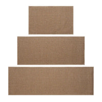 Tapis de Cuisine Tressé Antidérapant Dos Caoutchouc, 4 Tailles, 3 Coloris