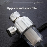 Filtre à Sédiments Réutilisable Maille Inox G1/2 pour Chauffe-Eau, Lave-Linge et Douche