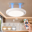 Plafonnier Cuisine Sans Fil Détecteur de Mouvement 19 cm, Blanc ou RGB