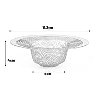 Filtre d'Évier Inox Anti-Cheveux, 4 Diamètres, Lot de 1 à 10