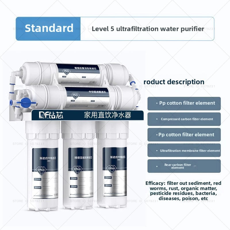Filtre à Eau Cuisine Ultrafiltration 5 ou 6 Étapes Sans Électricité
