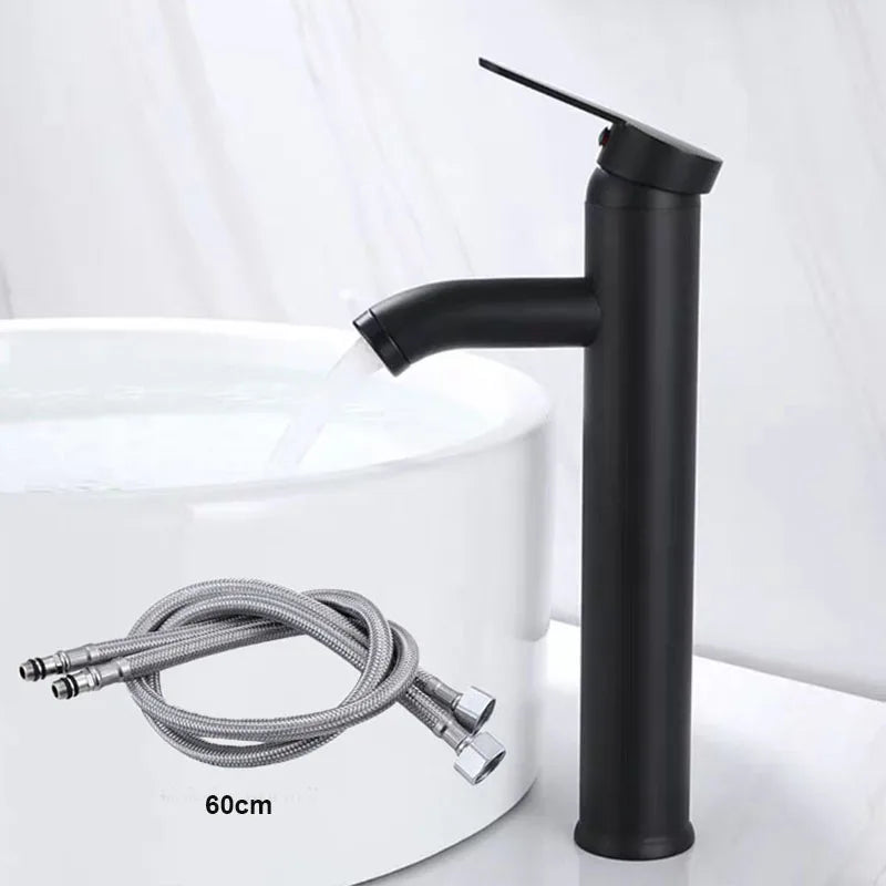 Mitigeur Lavabo Inox, 3 Finitions, Modèle Bas ou Haut