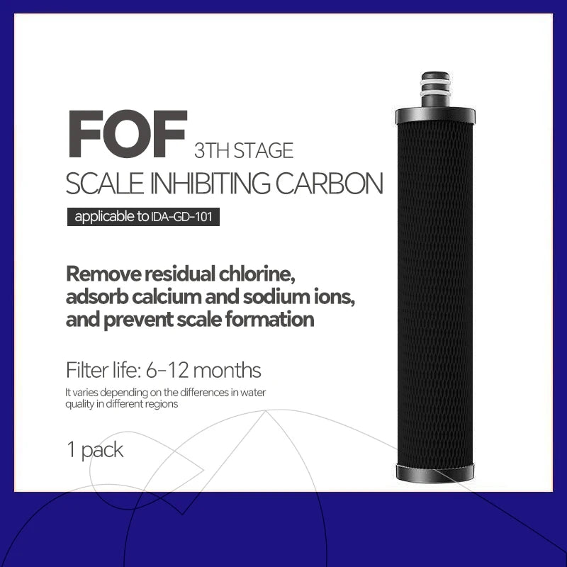Filtre à Eau Cuisine Ultrafiltration 5 Étapes Inox avec Robinet