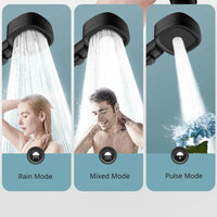 Pommeau de Douche Carré Chromé Haute Pression Filtrant