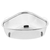 Panier Évier Cuisine Triangulaire en Inox, Passoire d'Angle 22 cm