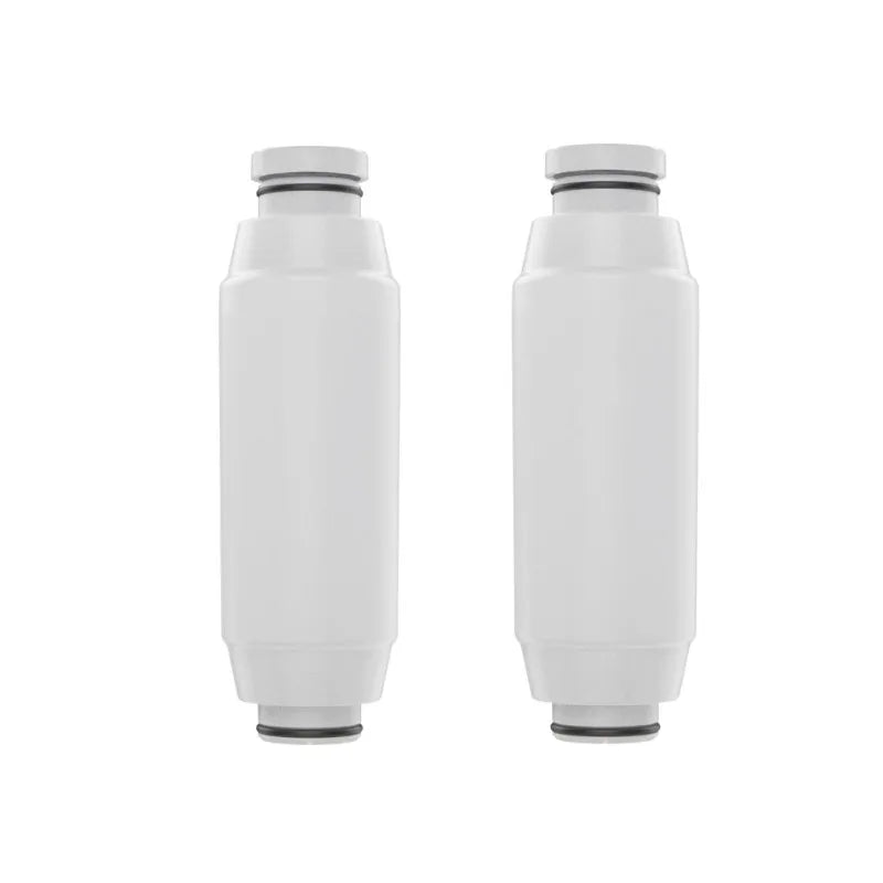 Filtre de Douche Anti-Calcaire Blanc ou Argenté avec Rappel de Remplacement