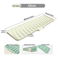 Tapis Égouttoir Silicone pour Évier à Pente Douce, 42 ou 60 cm