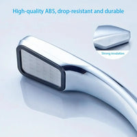 Pommeau de Douche Haute Pression 300 Trous Économie d'Eau, Chromé 21 cm