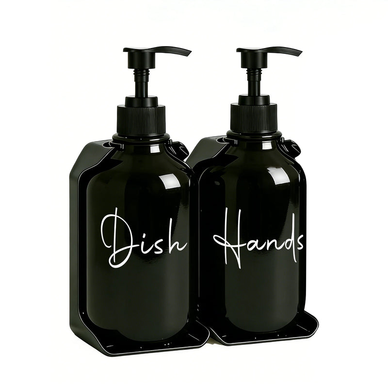 Distributeur de Savon Duo Mural Sans Perçage