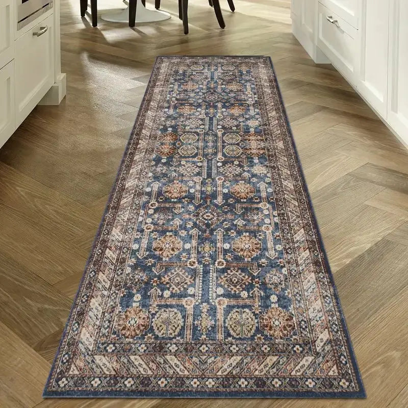 Tapis de Cuisine Long Style Oriental Lavable Antidérapant, 11 Motifs