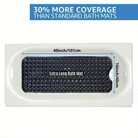 Tapis de Douche Antidérapant Ventouses et Trous de Drainage 9 Coloris