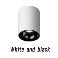 Spot LED Cuisine en Saillie Cylindre COB Anti-Éblouissement Dimmable, 5 à 24 W