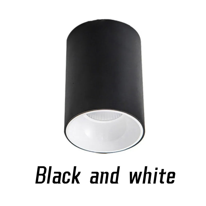 Spot LED Cuisine en Saillie Cylindre COB Anti-Éblouissement Dimmable, 5 à 24 W