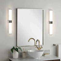 Applique LED Miroir Cylindrique Chromée IP44 40/60 cm