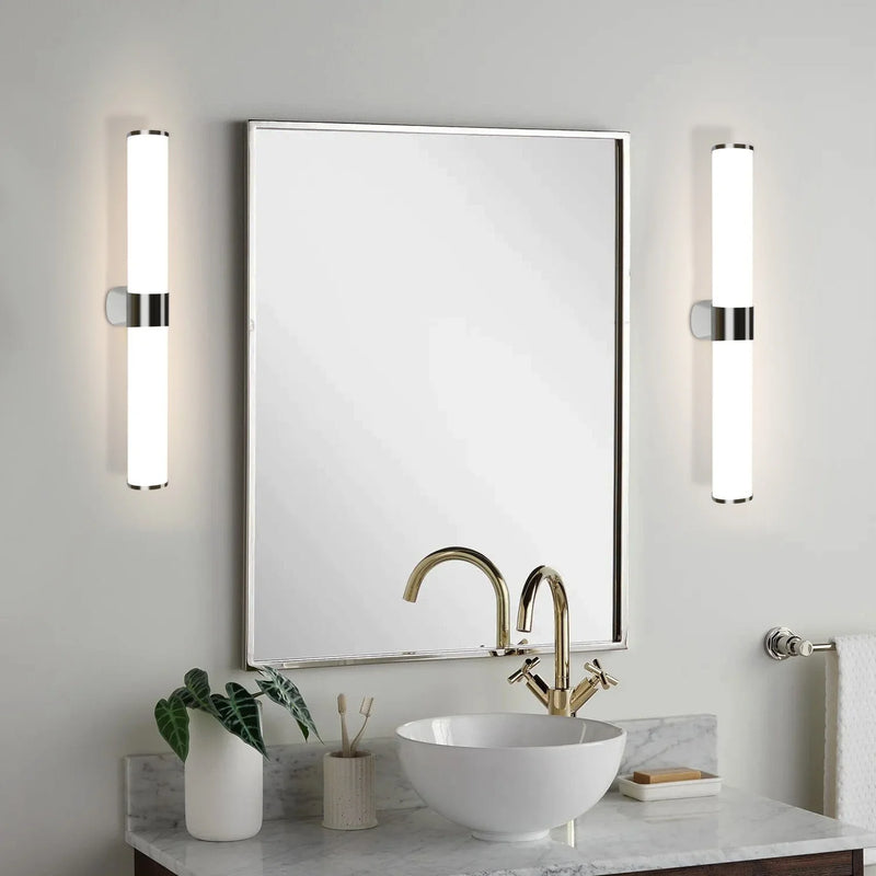 Applique LED Miroir Cylindrique Chromée IP44 40/60 cm
