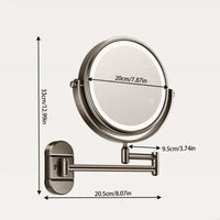 Miroir Grossissant LED x10 Rechargeable 20 cm