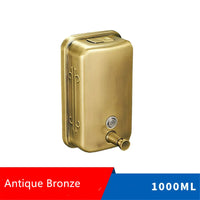 Distributeur de Savon Mural en Inox 304, 3 Contenances, 6 Finitions