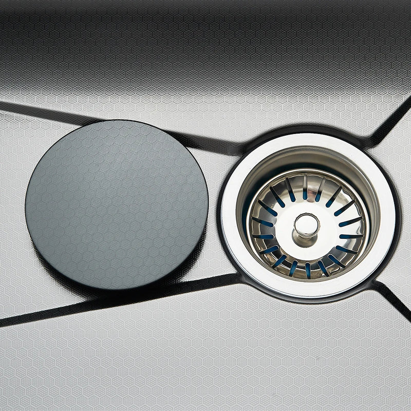 Évier Cuisine Inox 80 cm Cascade Affichage Digital, Gris ou Doré