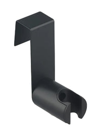 Support Douchette WC Noir Inox à Accrocher au Réservoir ou au Mur
