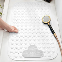 Tapis de Douche Massant Ventouses Trous de Vidange 40x70cm