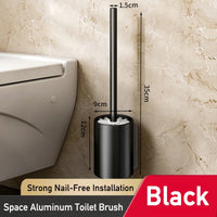Brosse WC Murale et sur Pied en Aluminium