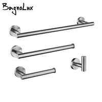 Accessoires Salle de Bain Inox à la Pièce ou en Kit 4 Pièces, 4 Finitions