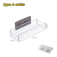 Étagère de Salle de Bain Inox Sans Perçage Droite ou d'Angle