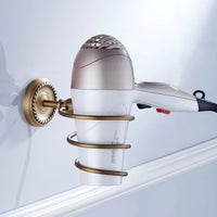 Ensemble d'Accessoires de Salle de Bain Bronze Antique