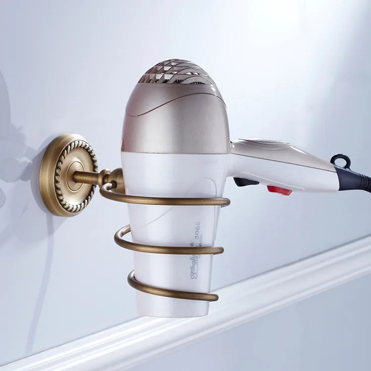 Ensemble d'Accessoires de Salle de Bain Bronze Antique