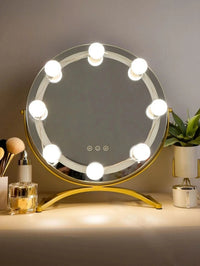 Ampoules LED Miroir Maquillage USB, 3 Teintes, 20 ou 30 Ampoules