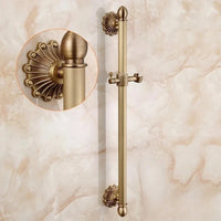 Robinet Baignoire Douche Rétro en Laiton Antique, avec Douchette