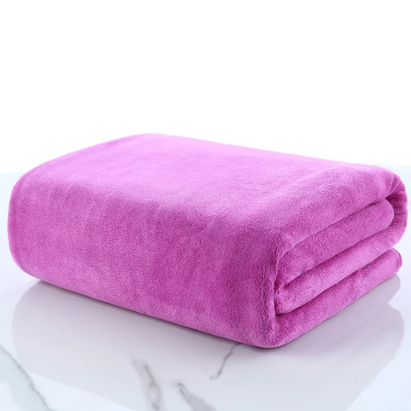 Serviette de Bain Microfibre Douce 35 x 75 à 120 x 200 cm