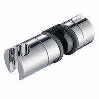 Support Douchette Coulissant Chromé pour Rail 24 mm ou 18-25 mm