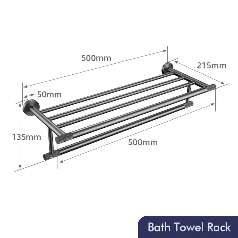 Accessoires Salle de Bain Gris Anthracite à Composer