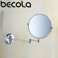 Miroir Grossissant Mural Rond Bras Rétractable 3X 20 cm