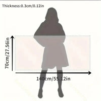 Ensemble de 2 Serviettes de Bain 70 x 140 et 35 x 75 cm