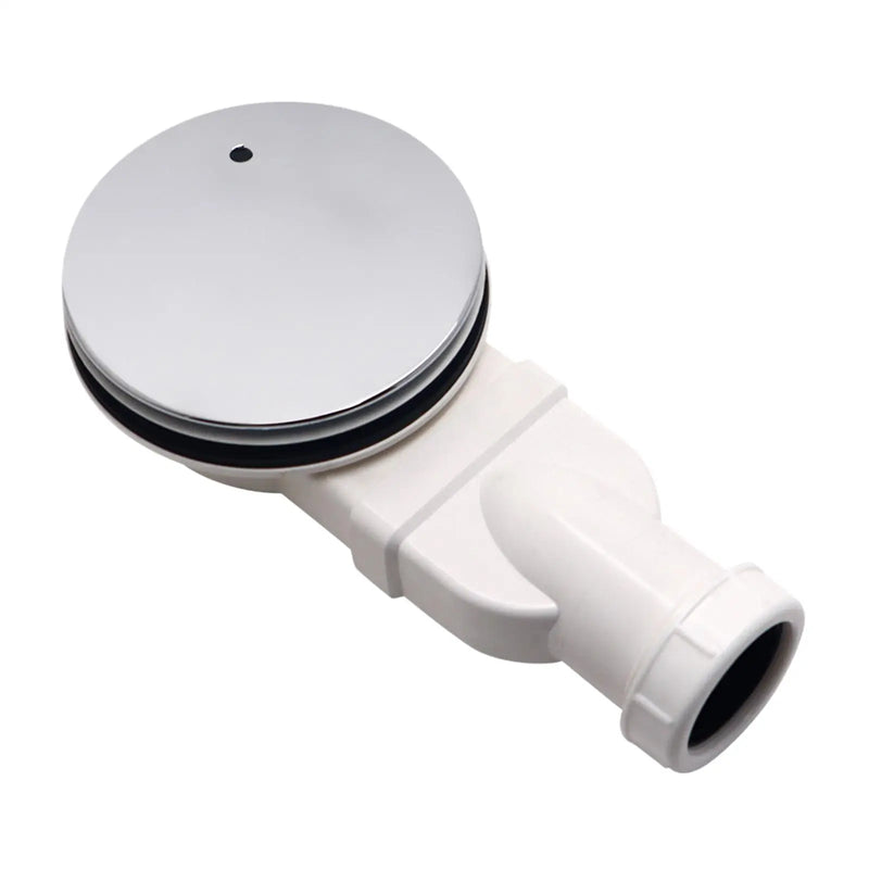 Bonde de Douche Extra Plate Sortie Latérale 90 mm Blanc