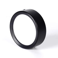 Spot LED Rond Plat en Saillie Cuisine, 3 à 20 W, Ø 75 à 150 mm, Noir, Blanc ou Doré