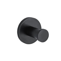 Patère Murale Ronde en Laiton, Chromé, Noir, Gris Anthracite ou Nickel Brossé
