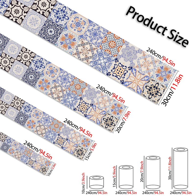 Frise Carrelage Adhésive Style Européen pour Cuisine