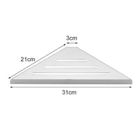 Étagère de Douche d'Angle en Inox 33,5 cm