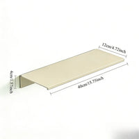 Étagère Murale Flottante en Métal Sans Perçage 40 cm