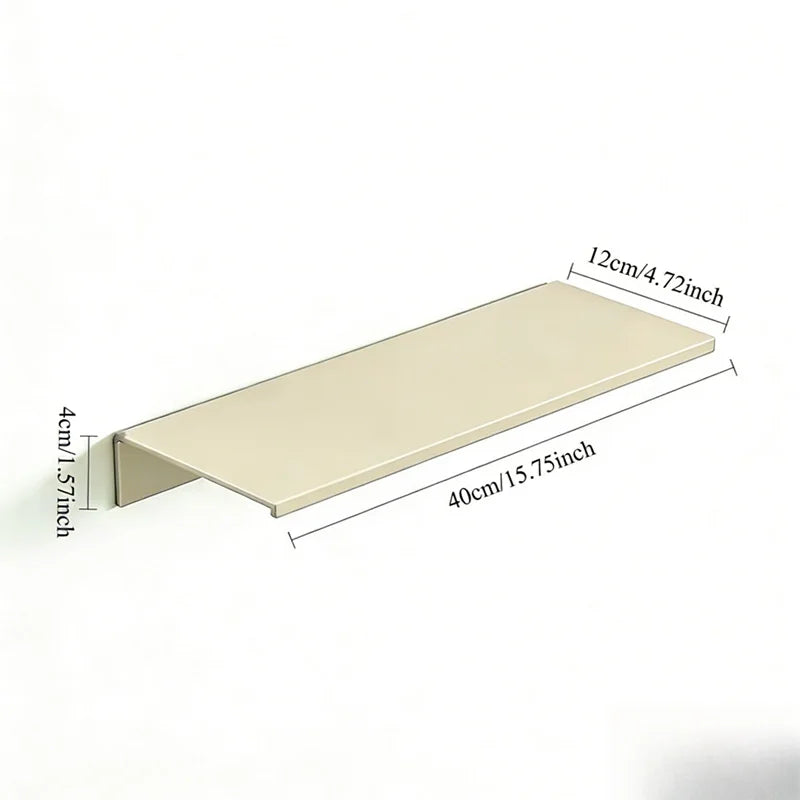 Étagère Murale Flottante en Métal Sans Perçage 40 cm