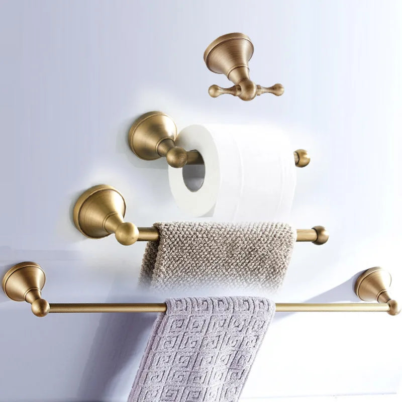 Accessoires Salle de Bain Laiton Massif Collection Complète